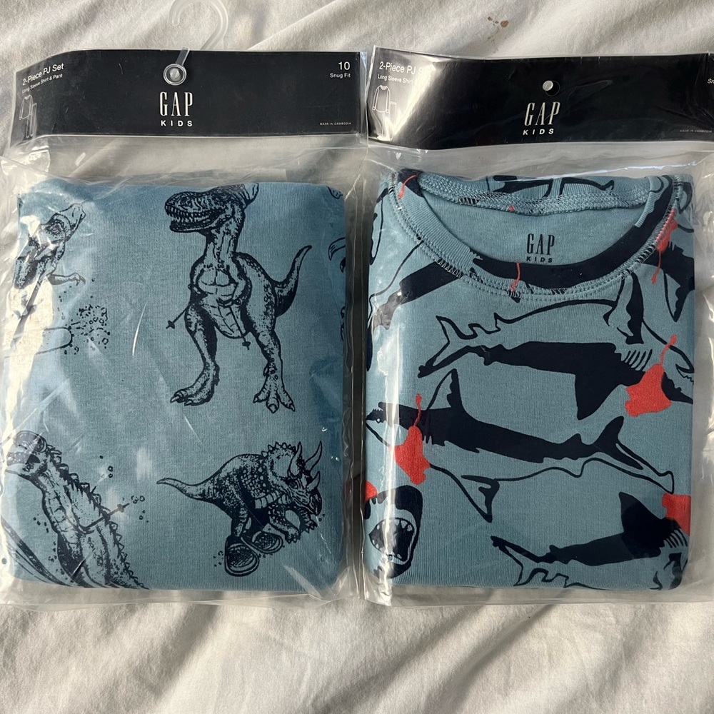 Boys GAP long sleeve pajamas size:10